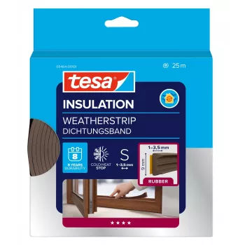 tesa E-profiili 05464-00101-02 tiivistysteippi tesamoll ruskea 25 m x 9 mm