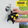 Kärcher 2.645-200.0 3-tie-jakaja 60 mm imuletku takaiskuventtiilillä