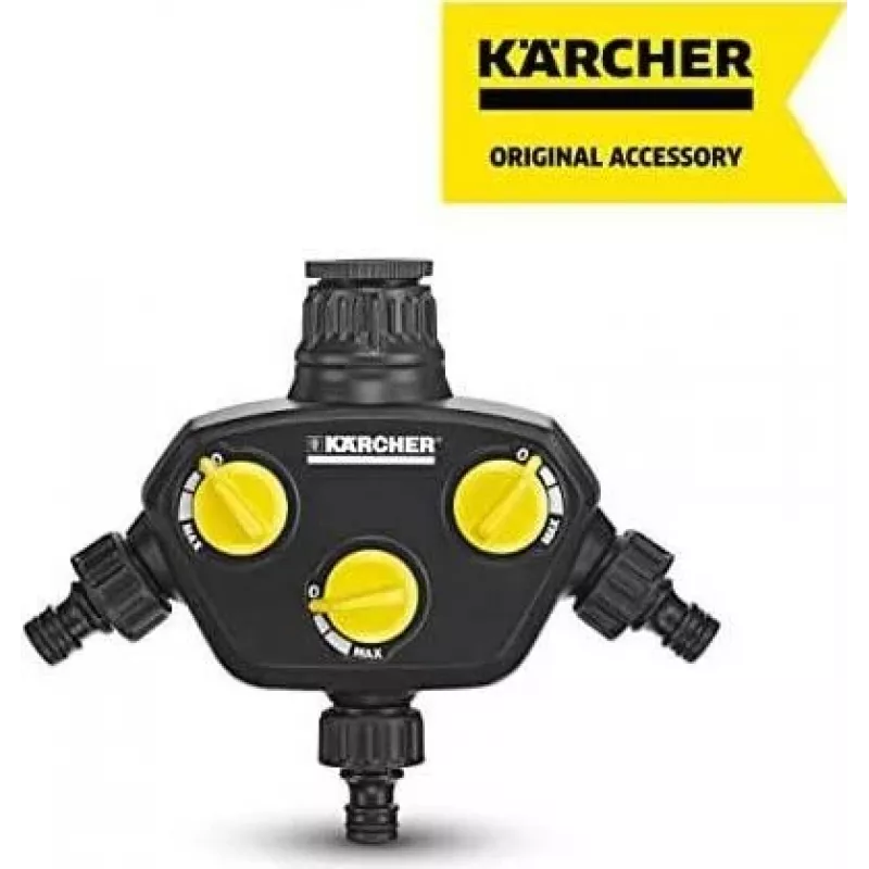 Kärcher 2.645-200.0 3-tie-jakaja 60 mm imuletku takaiskuventtiilillä