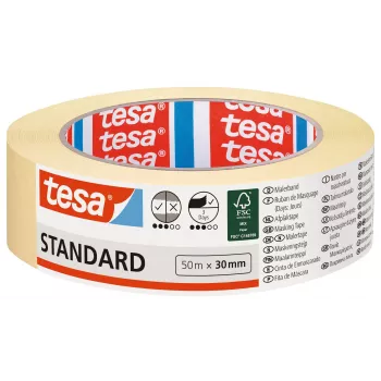 tesa 05087 maalarin peitenauha 50 m x 30 mm keltainen 05087-00000-03