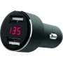 IWH dual-USB-autolaturi jännitenäytöllä 4,8A (019062)