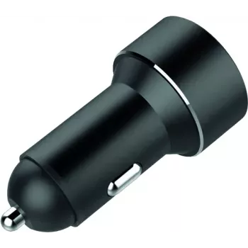 IWH dual-USB-autolaturi jännitenäytöllä 4,8A (019062)