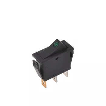 IWH keinukytkin vihreä 12V/24V 10A SPST LED-valaistu paneeliasennus 19030
