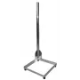 WEISS BS4040 alumiininen parveketeline 40x40 cm jalusta, 1 m masto, 48 mm halkaisija 3040