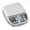 KERN EMS 12K0.1 tarkkuusvaaka, 12 kg x 0,1 g, ruostumaton teräsalusta, RS-232, verkko-/paristokäyttö