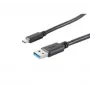 EXERTIS CONNECT USB 3.1 Type-C - USB 3.0 Type-A kaapeli, 1,8 m, musta 39910223