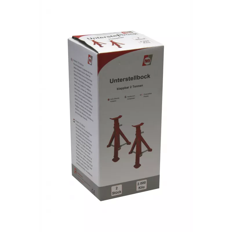 IWH taitettava pukki 2 tonnia, työkorkeus 27,5 - 36,5 cm 10899
