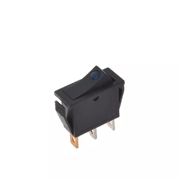 IWH sininen keinupainike 12V/24V 10A SPST ON-OFF valaistu paneeliasennus 19028