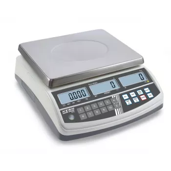 KERN CPB 30K0.5N laskentavaaka, 30 kg kapasiteetti, 0,5 g luettavuus, paristo- ja verkkovirta