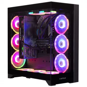 Captiva Highend Gaming R99-755 pöytätietokone - AMD Ryzen 9 9950X3D, Radeon RX 9070 XT 16GB, 64GB RAM, 2TB SSD, Windows 11 Home