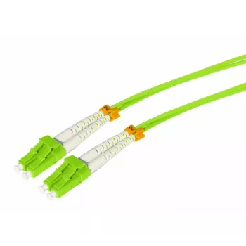 Tecline HD OM5 kuitu-verkkokaapeli, LC duplex - LC duplex, 50/125 µm monimuoto, limetinvihreä, 20 m 796LL20