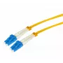 Tecline HD Singlemode OS2 kuitu-patchkaapeli, LC Duplex - LC Duplex, 0,5 m, keltainen 799LL00