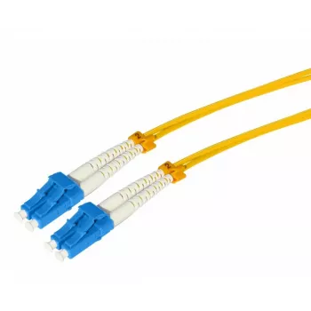 Tecline HD kuitu-patchkaapeli, Singlemode OS2 9/125 µm, LC Duplex - LC Duplex, keltainen, 20 m 799LL20