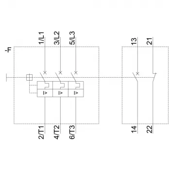 Siemens 3RV2021-1EA15 suojakytkin