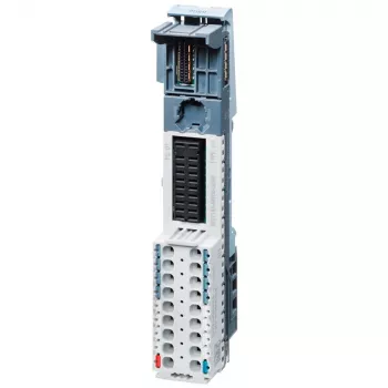 Siemens SIMATIC ET 200SP BaseUnit BU15-P16+A0+2D, tyyppi A0, Push-in-liittimet, vaalea värikoodi, 16 prosessiliitintä, 2 diagnostiikkaliitintä, määrittää uuden potentiaaliryhmän P1 2-johdinantureille, DIN-kiskokiinnitys, IP20 6ES71936BP000DU0