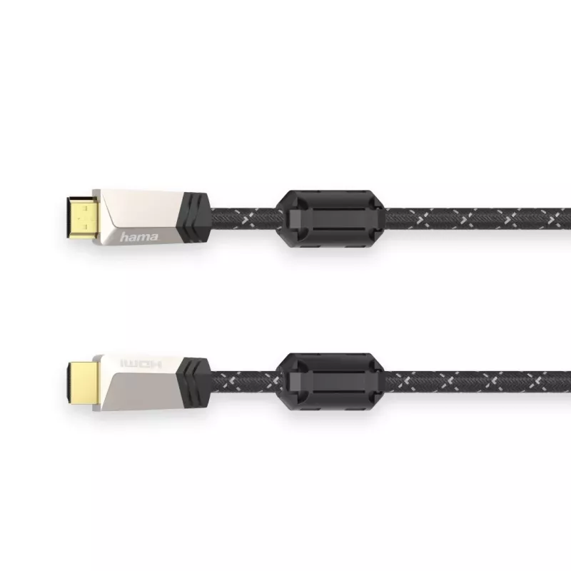 Hama 00205024 HDMI-kaapeli 0,75 m HDMI Type-A (Standard) musta, pinkki
