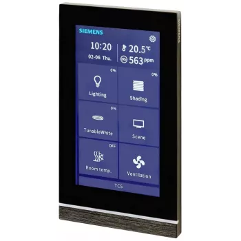 Siemens Touch Control TC5 5 -paneeli, musta, upotettava 205/22 (5WG12052AB22)