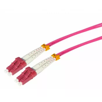 Tecline HD OM4 multimode LWL patchkaapeli, LC Duplex - LC Duplex, 50/125 µm, heather violet, 20 m 798LL20