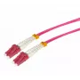 Tecline HD OM4 multimode LWL patchkaapeli, LC Duplex - LC Duplex, 50/125 µm, heather violet, 20 m 798LL20