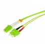 Tecline HD OM5 kuitu-patchkaapeli, LC Duplex - SC Duplex, 50/125 µm, limetinvihreä, 10 m 796LS10