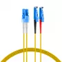 EFB-Elektronik Duplex-jumper LC-E2000 9/125µ OS2 LSZH keltainen 2,0mm 1m O0364.1