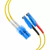 EFB-Elektronik Duplex-jumper LC-E2000 9/125µ OS2 LSZH keltainen 2,0mm 1m O0364.1