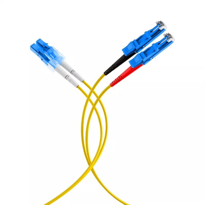 EFB-Elektronik Duplex-jumper LC-E2000 9/125µ OS2 LSZH keltainen 2,0mm 1m O0364.1