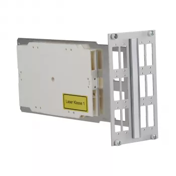 EFB-Elektronik 3U 14HP kuitu-moduulikannatin 12x SC Duplex, ilman moduuleja 53711.24