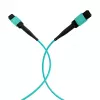 EFB MTP-liitin - MTP-liitin 12-säikeinen OM3 -patchkaapeli, LSZH aqua, tyyppi A, 0,5 m MTPF12MTPFOM3-0,5-A
