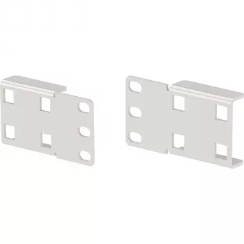 EFB PRO-PDU01.GR PDU-asennuskulmasarja, 1 HE, RAL 7035 vaaleanharmaa, 2 kpl