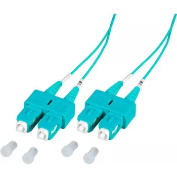 EFB Elektronik SCSCOM3DAQ2 2m Duplex SC OM3 monimuotokaapeli kuitu-patchkaapeli, LSZH aqua