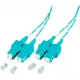 EFB Elektronik SCSCOM3DAQ2 2m Duplex SC OM3 monimuotokaapeli kuitu-patchkaapeli, LSZH aqua