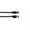 EFB Elektronik K0700SW.0,5 Cat.7 S/FTP LSZH -patchkaapeli, 0,5 m, musta