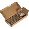 EFB E-20094-24 RJ45 Keystone Slimline/Shortbody Cat.6A komponenttivarmennettu hopea, 24 kpl