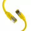 EFB Elektronik RJ45 patch-kaapeli Cat.6A S/FTP LSZH keltainen 0,15m (K8560GE.0,15)