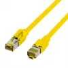 EFB Elektronik RJ45 patch-kaapeli Cat.6A S/FTP LSZH keltainen 0,15m (K8560GE.0,15)