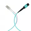 EFB MTP-LC 12-kuituinen OM3 LSZH Aqua fan-out patch-kaapeli, 7,5 m MTPF12LCOM3-7,5
