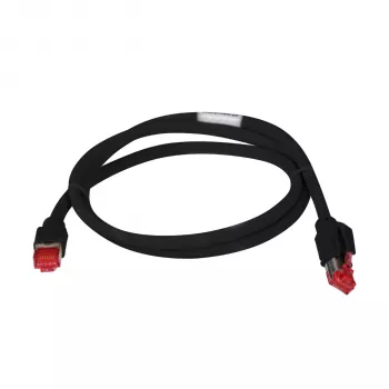 EFB Elektronik Cat.7 S/FTP LSZH patch-kaapeli, RJ45, musta, 0,15 m K0700SW.0,15