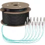EFB Elektronik Trunk-kaapeli U-DQ ZN BH OM3 12G 1x12 LC-LC 100m Dca LSZH - 100 m O8342S100OM3