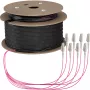 EFB Elektronik runkokaapeli U-DQ ZN BH OM4 8G 1x8 LC-LC 70m Dca LSZH - 70 m (O8322S70OM4)