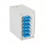 EFB Elektronik DIN-kiskokotelo OS2 6x SC-duplex-liitin ilman pigtaileja (BHS60223.6)
