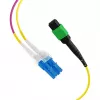 EFB Elektronik MPOF12LCOS2-2 MPO-PLUS/APC(F)-LC runkokaapeli OS2 12 säiettä tyyppi B LSZH keltainen 2m