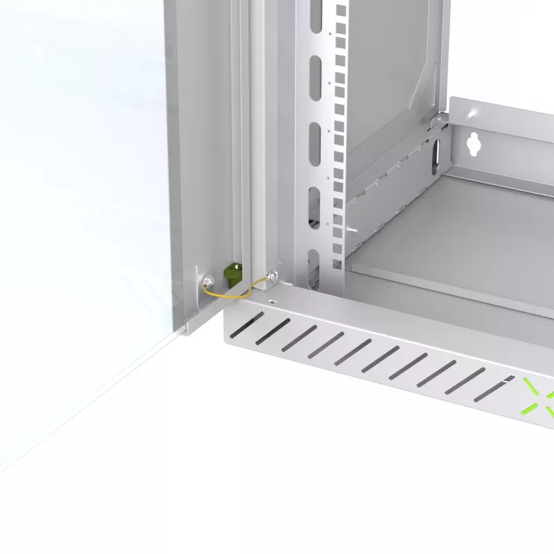 EFB Elektronik lasiovi X-Rack seinäkoteloon 12U harmaa RAL 7035 (WGX-TUR12GR.G)