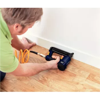 RAPID TOOLS paineilmanaulain ja -niittauslaite PBS121 sininen/keltainen laukulla Type 606 -niiteille (12-30 mm) ja Type 8 -nauloille 5000053