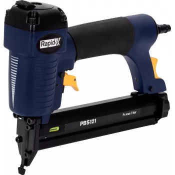 RAPID TOOLS paineilmanaulain ja -niittauslaite PBS121 sininen/keltainen laukulla Type 606 -niiteille (12-30 mm) ja Type 8 -nauloille 5000053