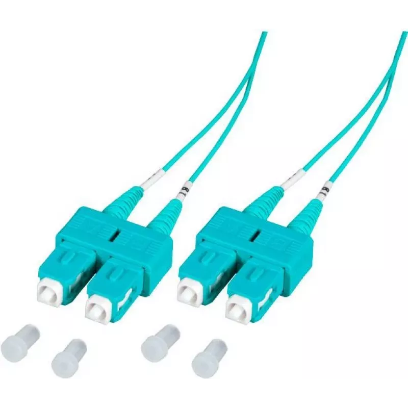 EFB Elektronik O7413.1-1.2 1m SC - SC duplex OM3 LSZH aqua kuitu-patchkaapeli SCSCOM3DAQ1