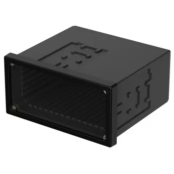 Bopla NGS 9408 UNINORM asennuskotelo, 96 x 48 x 85 mm, musta RAL 9005 17940801.MT1