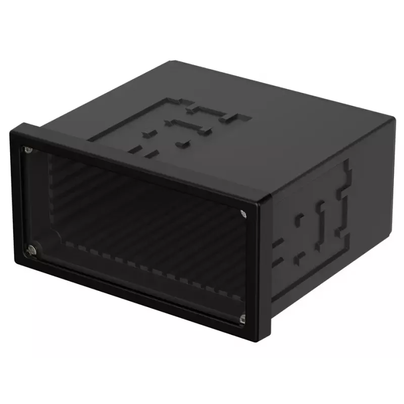 Bopla NGS 9408 UNINORM asennuskotelo, 96 x 48 x 85 mm, musta RAL 9005 17940801.MT1