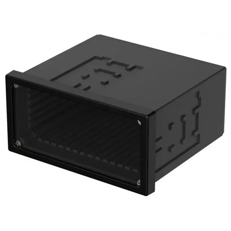 Bopla NGS 9408 UNINORM asennuskotelo, 96 x 48 x 85 mm, musta RAL 9005 17940801.MT1