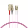 EFB-Elektronik duplex-jumpperi LC-SC 50/125µ OM4 LSZH Erika violetti 2,0 mm 30 m O0323.30